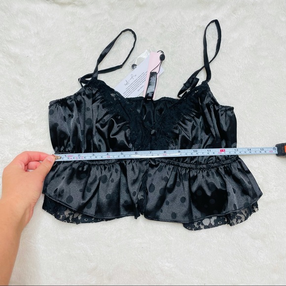 For Love & Lemon’s Fleur Jacquard Crop Top - Picture 4 of 5